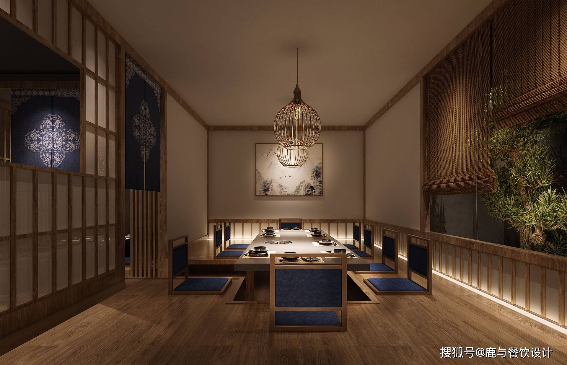 元气烤肉餐饮空间设计-鹿与设计-搜狐大视野-搜狐新闻