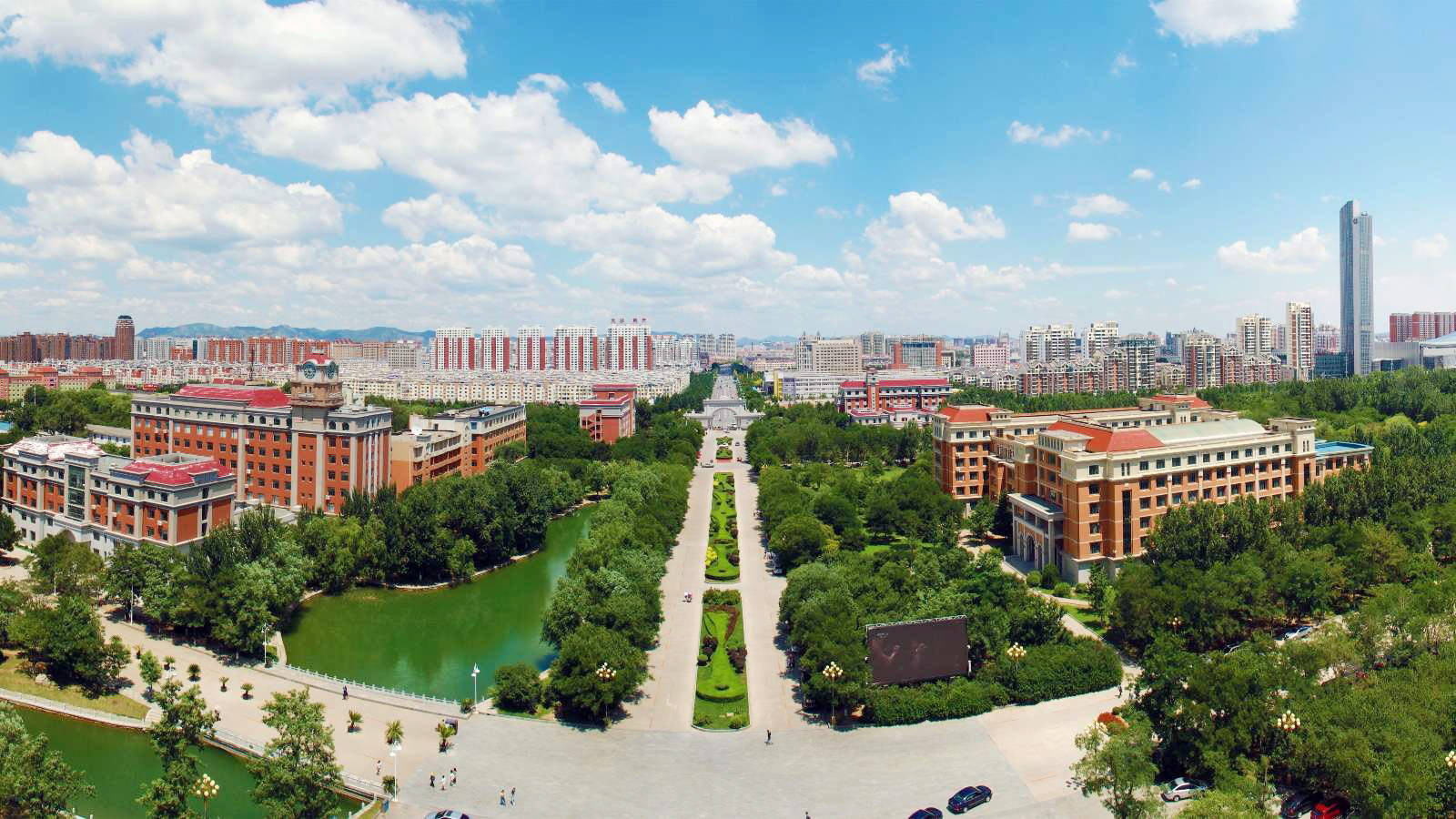 渤海大学 全景图图片