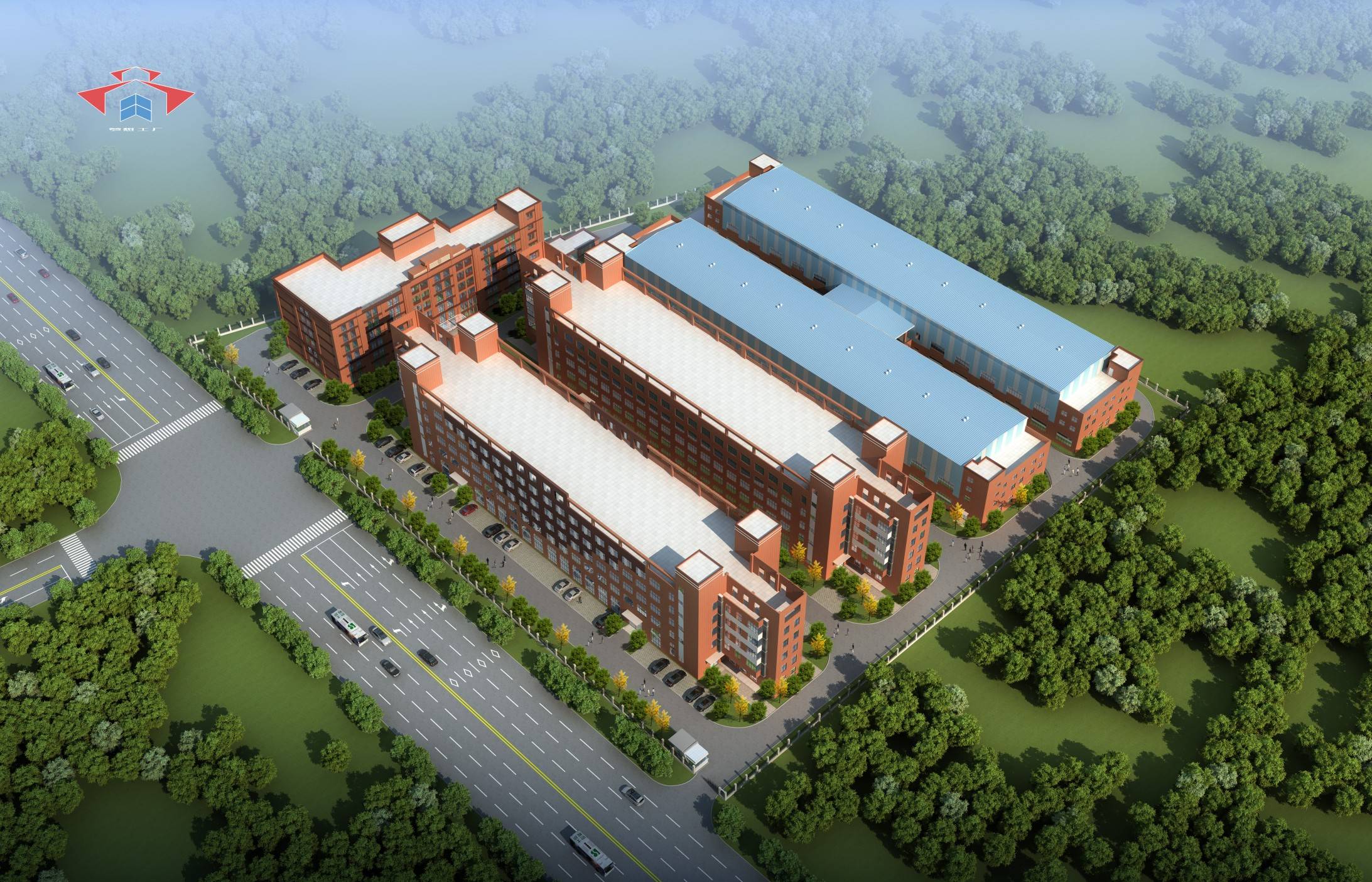 武汉工业厂房设计案例吉晟工业园新城工业园机电产业园项目