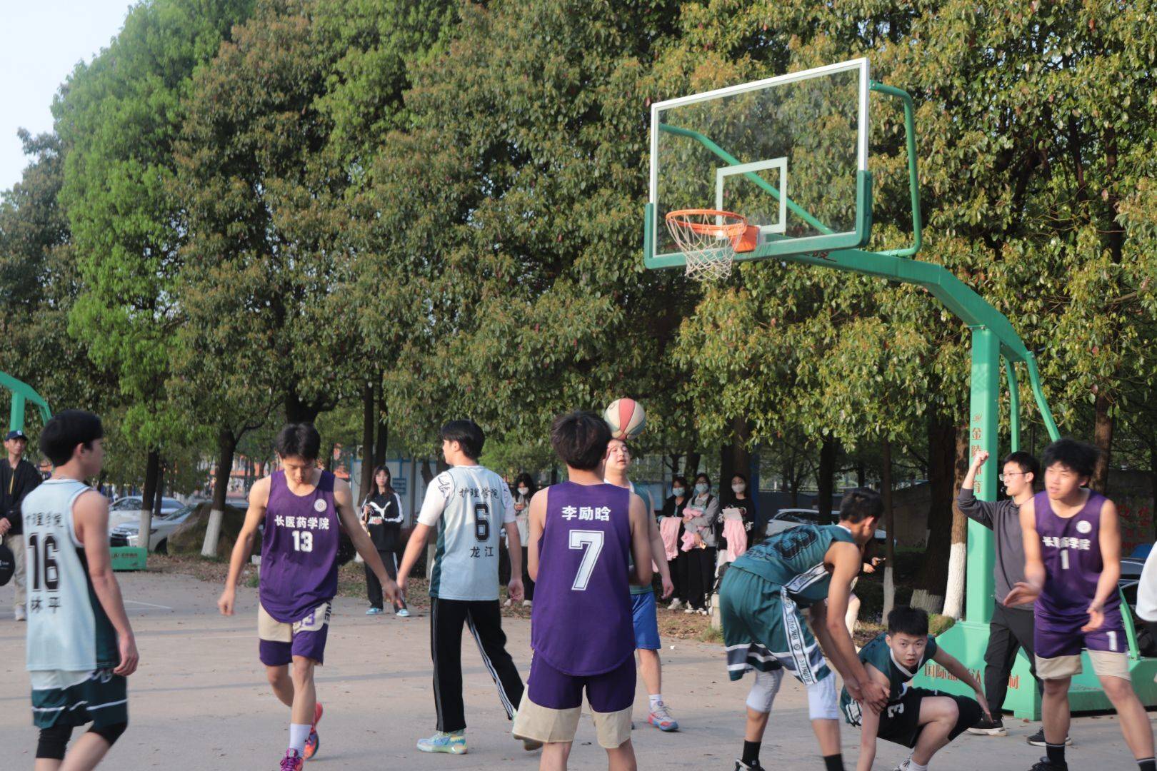 运动健康篮球先当长沙医学院护理学院校级篮球赛