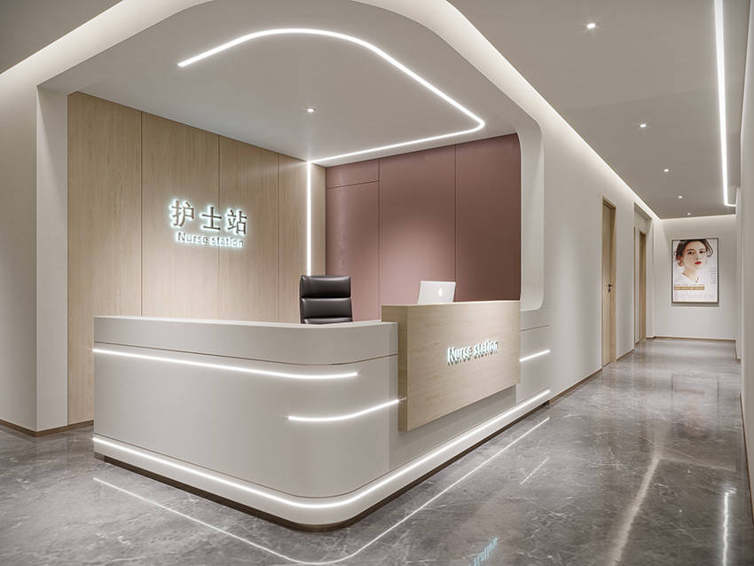 整形医院装修设计效果图如何过审选择专业医美空间设计公司