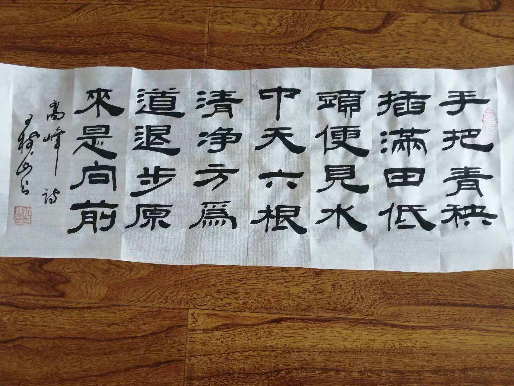 王树山书法 退步原来是向前