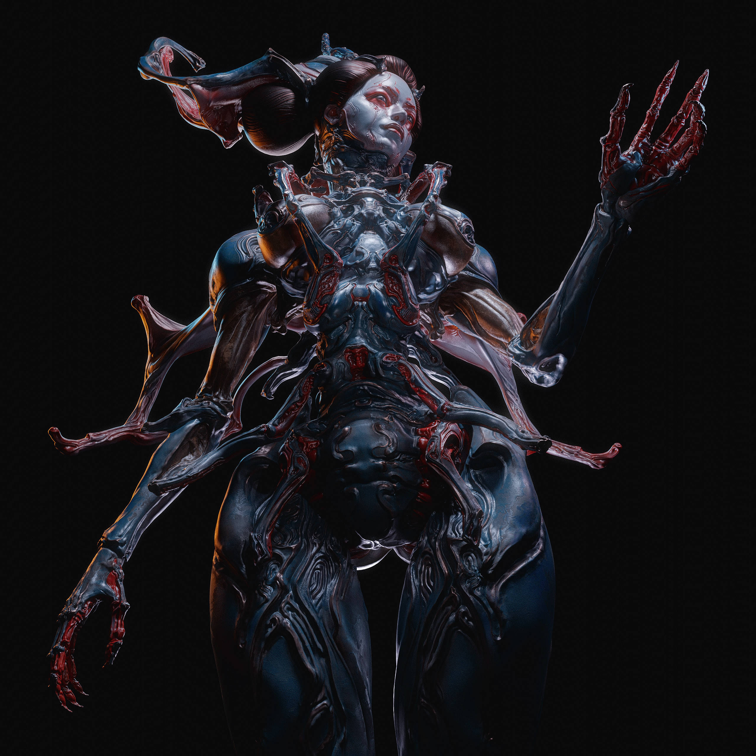 擅长概念设计的cg大神带来诡异又极具魅惑力的全新感官