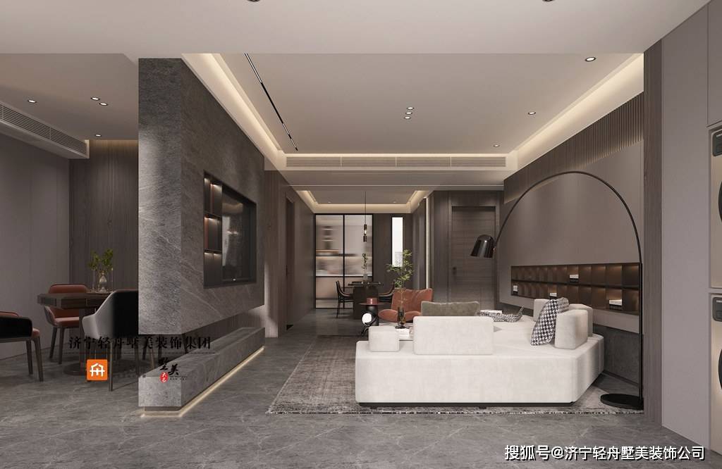 城投绿城·湖畔雲庐 120㎡洋房 现代风格装修设计方案_手机搜狐网