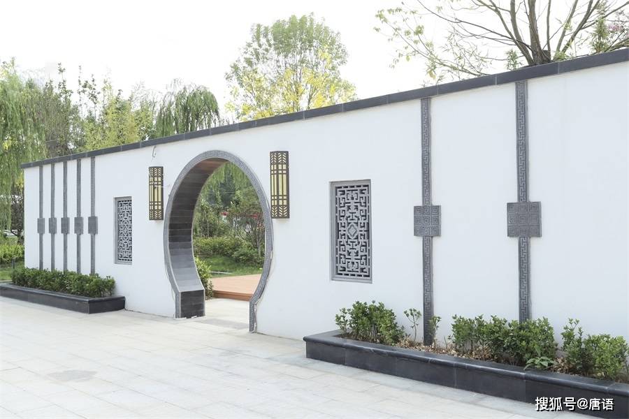 农村小院照壁墙图片大全唐语景观砖雕设计