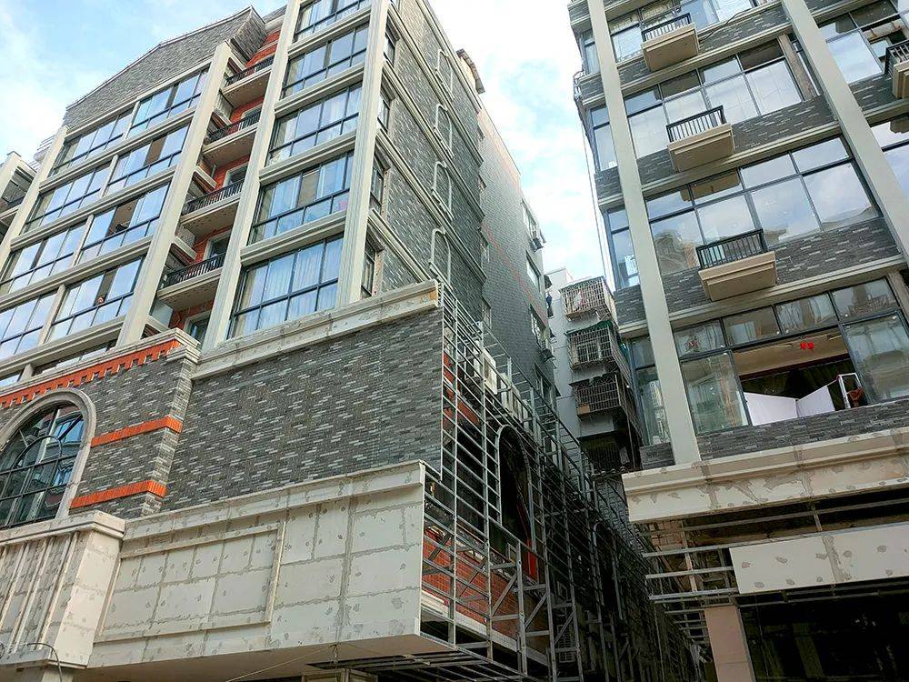 三公街外立面改造项目施工过程记录kito出品的kge · lse建筑装饰构件