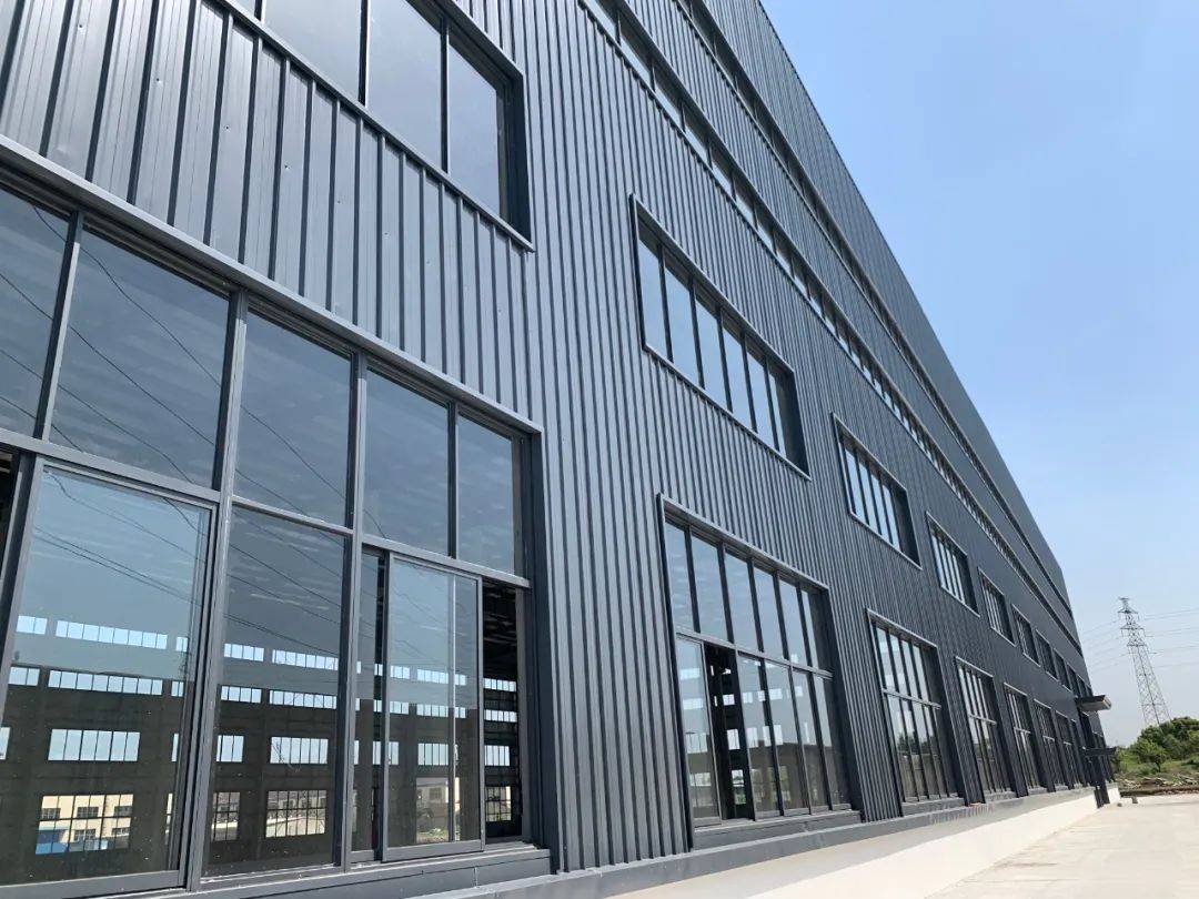 广联钢建筑工程案例江苏先行钢结构配套用房低调展现大隐于市的极简