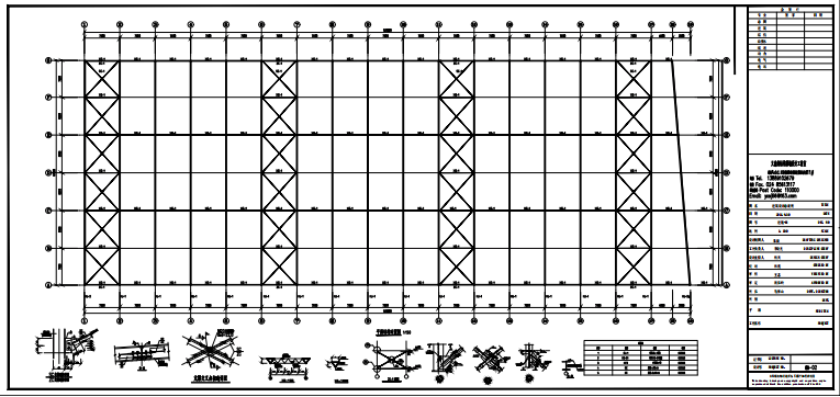 简易桁架结构设计图图片