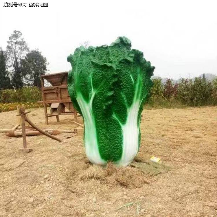 大白菜雕塑玻璃钢果蔬雕塑加工厂