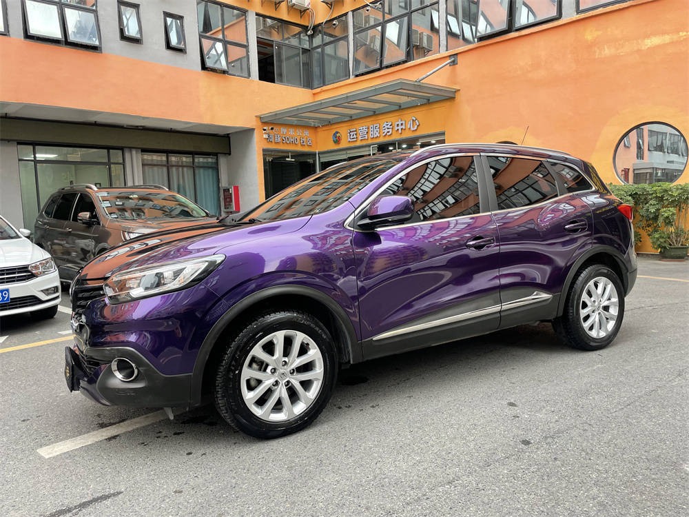 深圳汽车贴膜雷诺科雷嘉贴膜改色金属紫