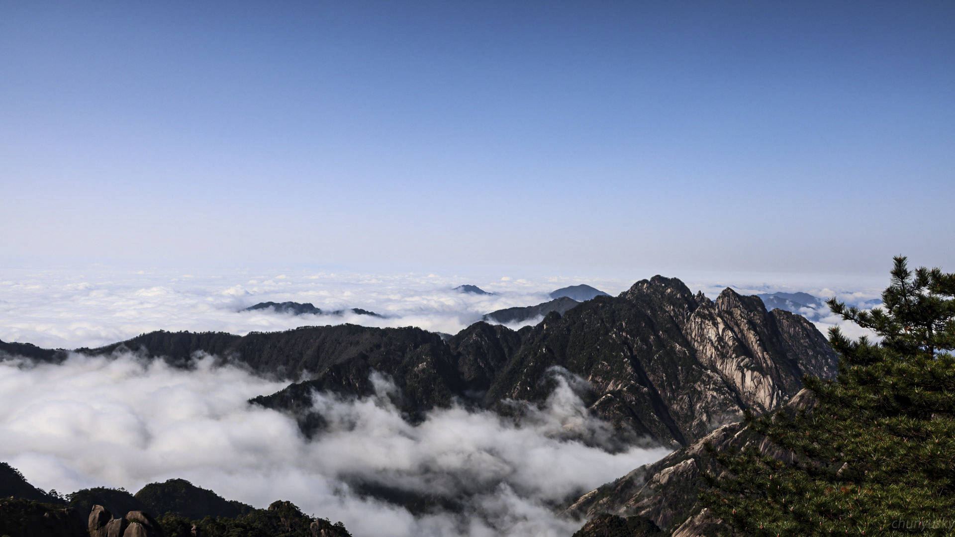 五岳归来不看山黄山归来不看岳国风水墨意境之巅峰