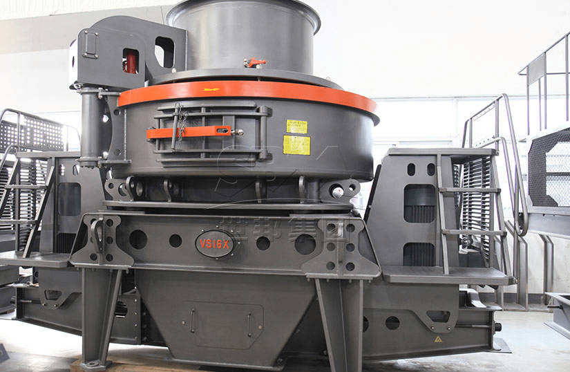 立轴式冲击破碎机制砂生产工艺