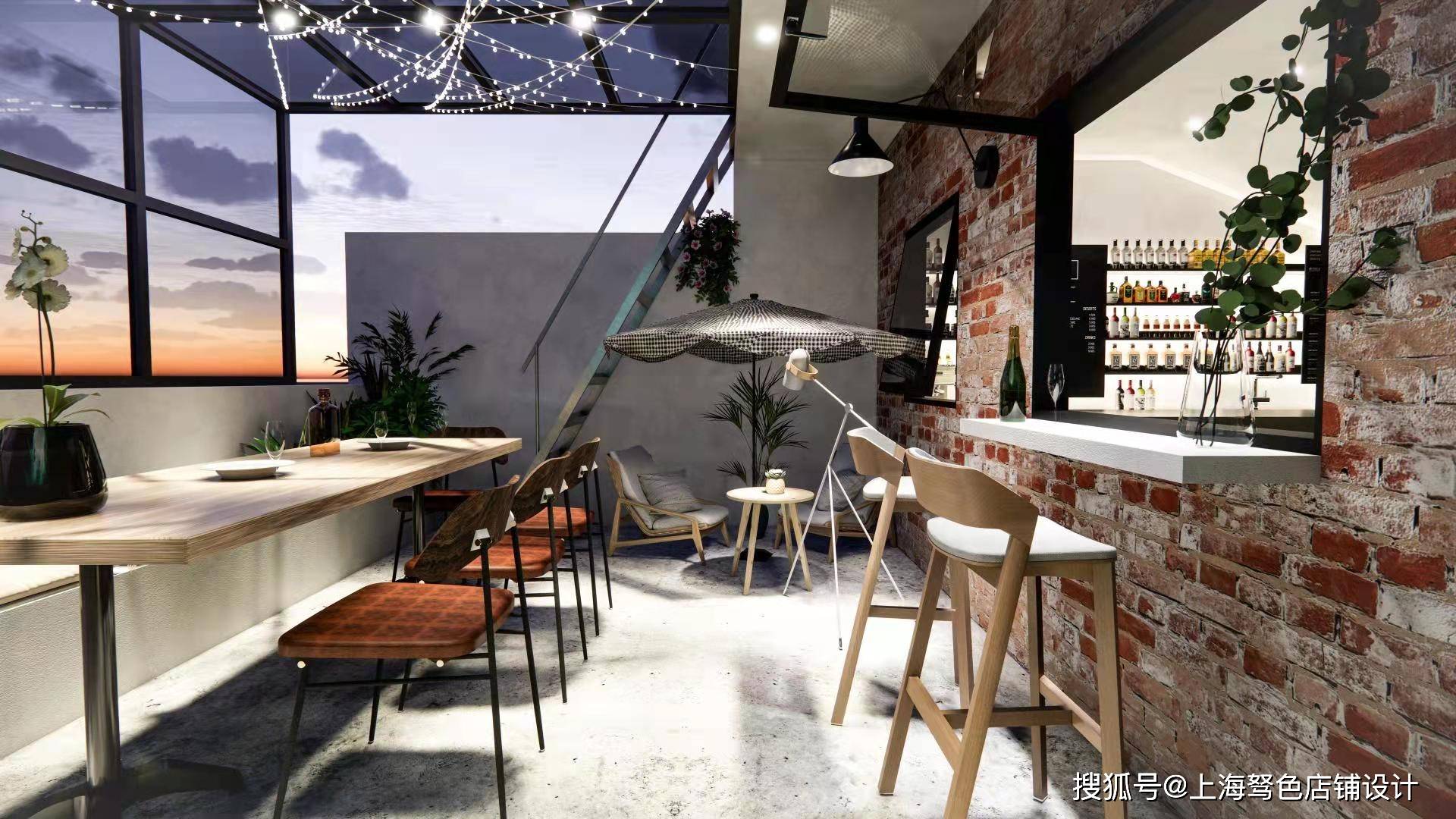 奶茶装修设计效果图 披萨店装修设计 清吧设计 水果店装修设计效果图