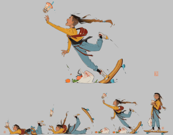 超强画功作品!来自故事板大神一级棒的动画镜头线稿!_都画成_cg_inc