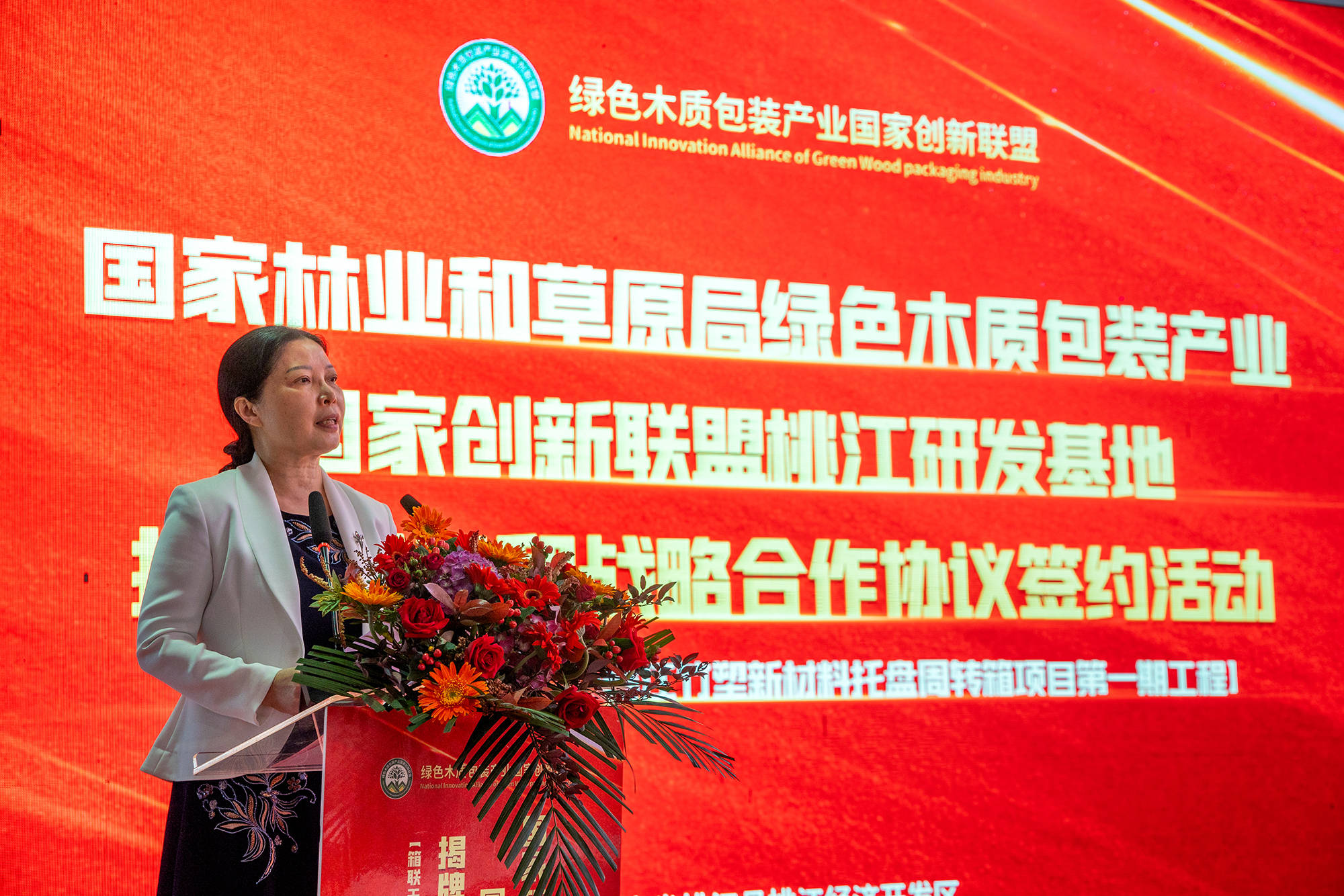 绿色木质包装产业国家VR彩票创新联盟桃江研发基地举行揭牌和战略合作协议签约活动(图6) 绿色木质包装产业国家VR彩票创新联盟桃江研发基地举行揭牌和战略合作协议签约活动(图6)