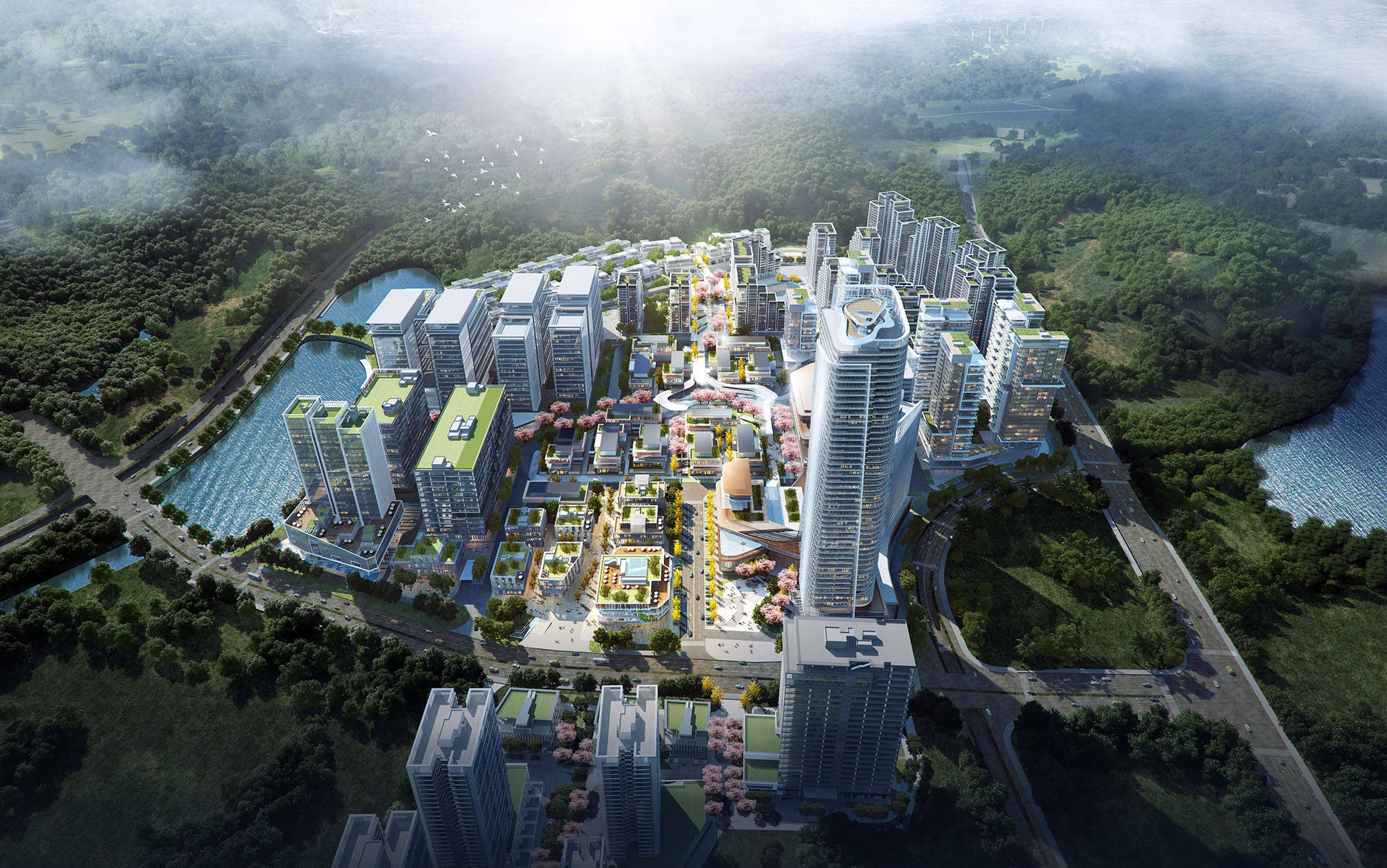 城像设计项目京东智谷小镇产城融合的新典范