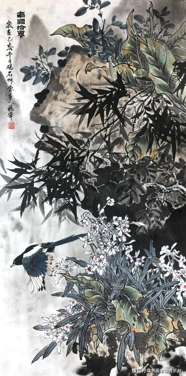 实力派画家杨峰 | 花鸟画赏析_思考_过程_绘画