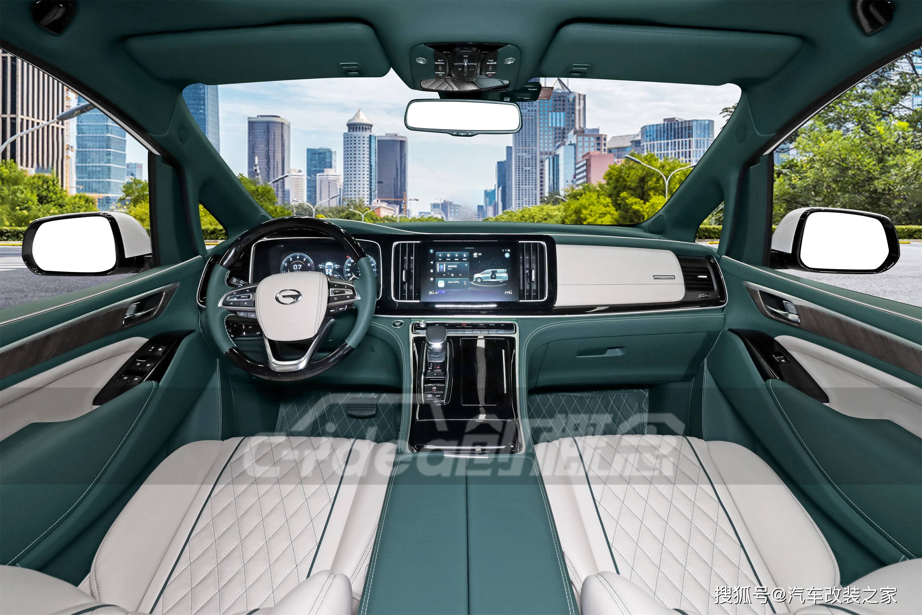 广汽传祺m8内饰改装独立头等舱座椅以高舒适度优势出名