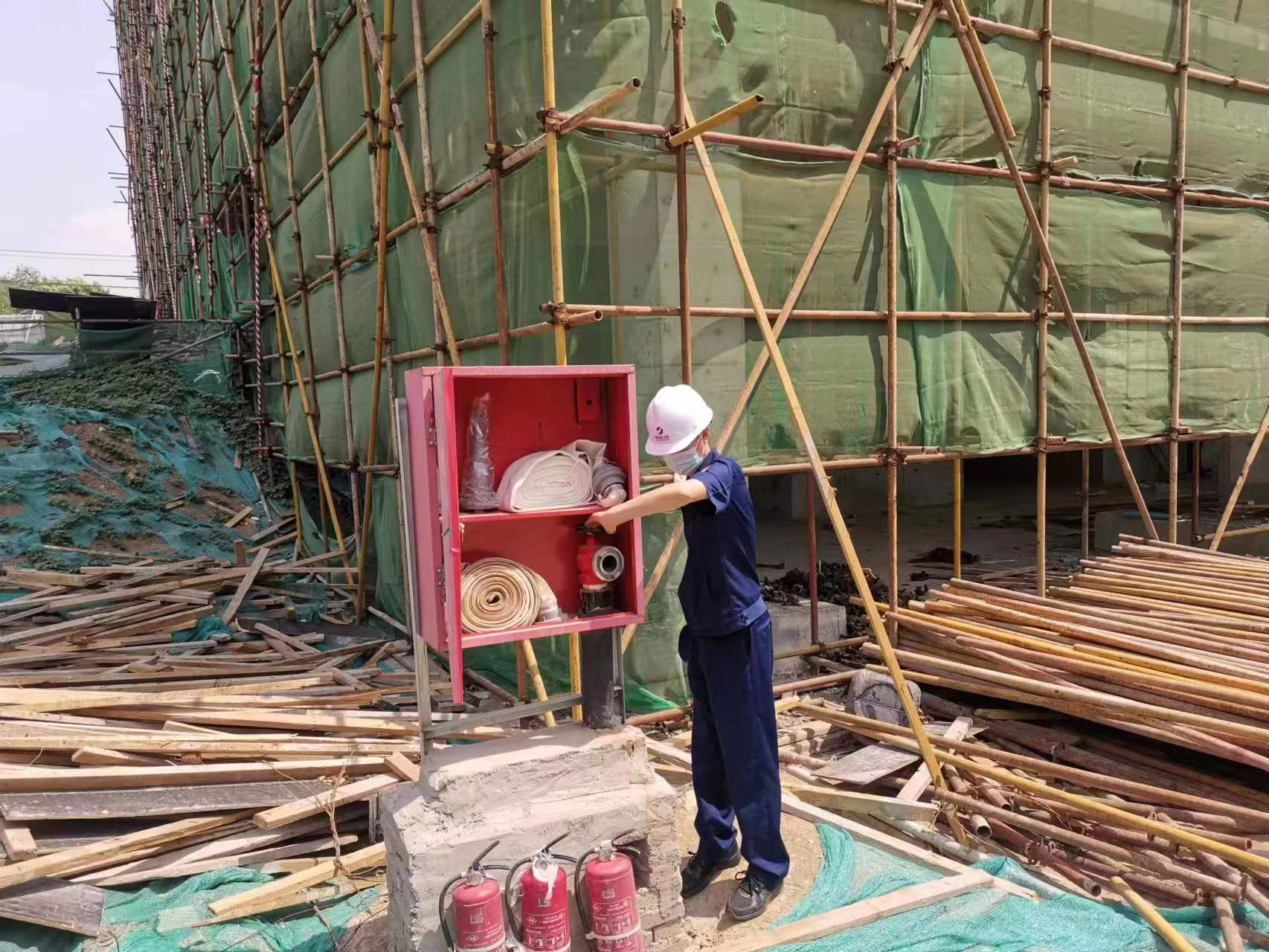 大兴区消防救援支队强化在建工程施工现场消防安全管理