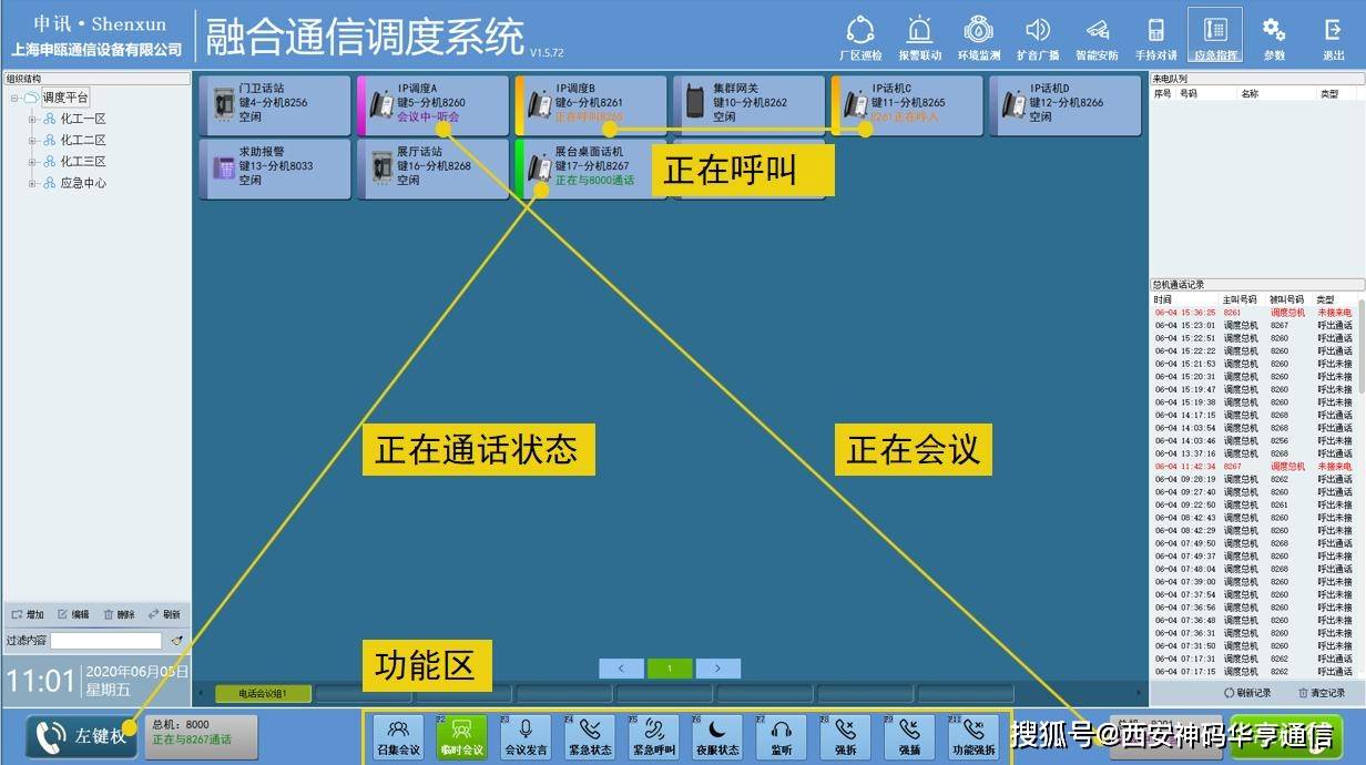 寶雞市城市應急管理局融合通信調度指揮通信系統西安神碼華亨通信專業