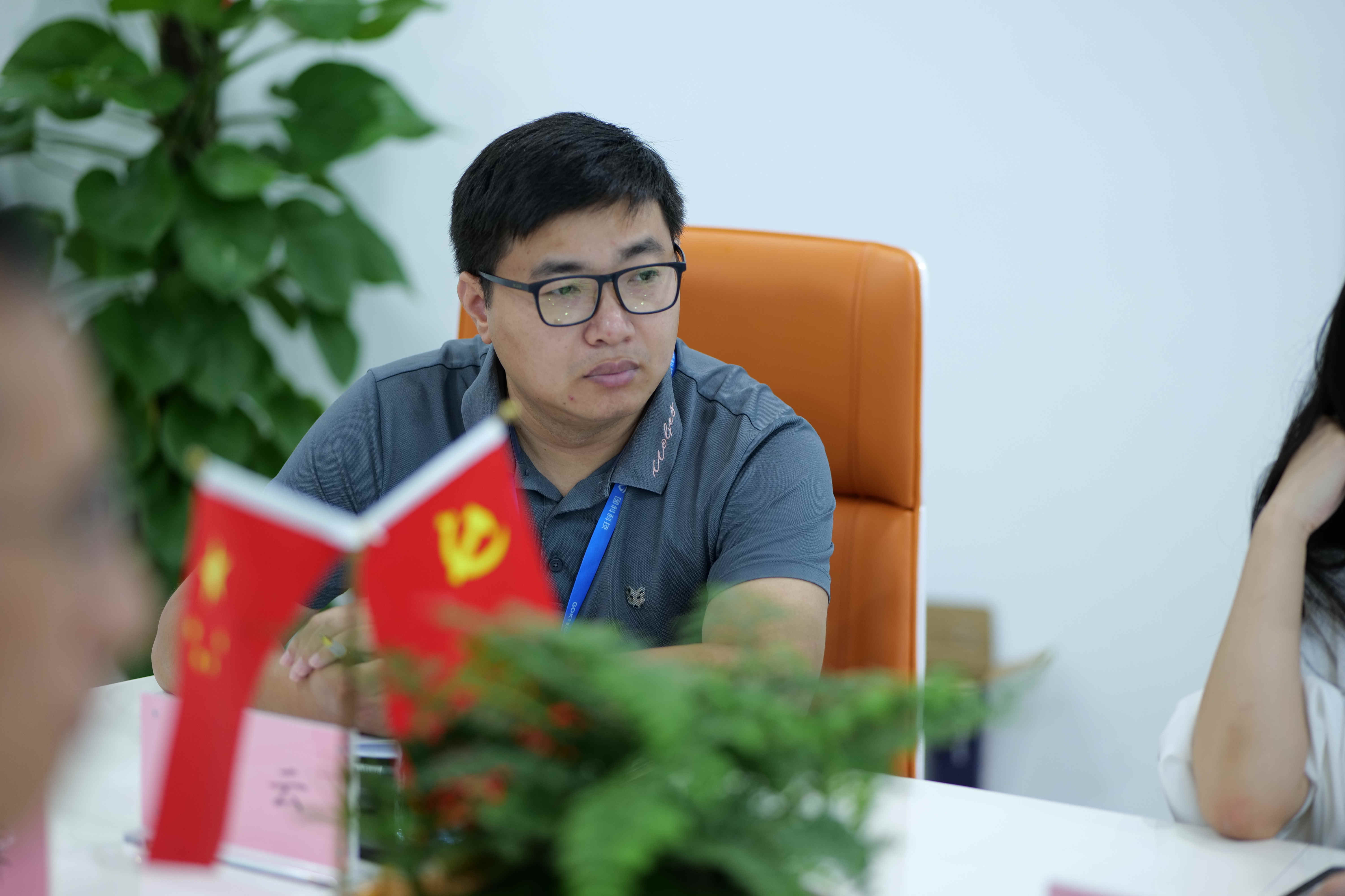 漳州人才发展集团有限公司董事长方泗平等领导一行到访国科科技考察
