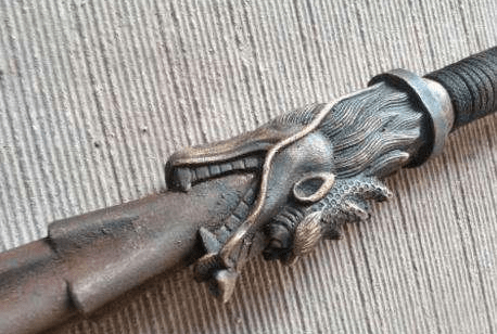 古代罕见的传统冷兵器————"龙头杆棒"