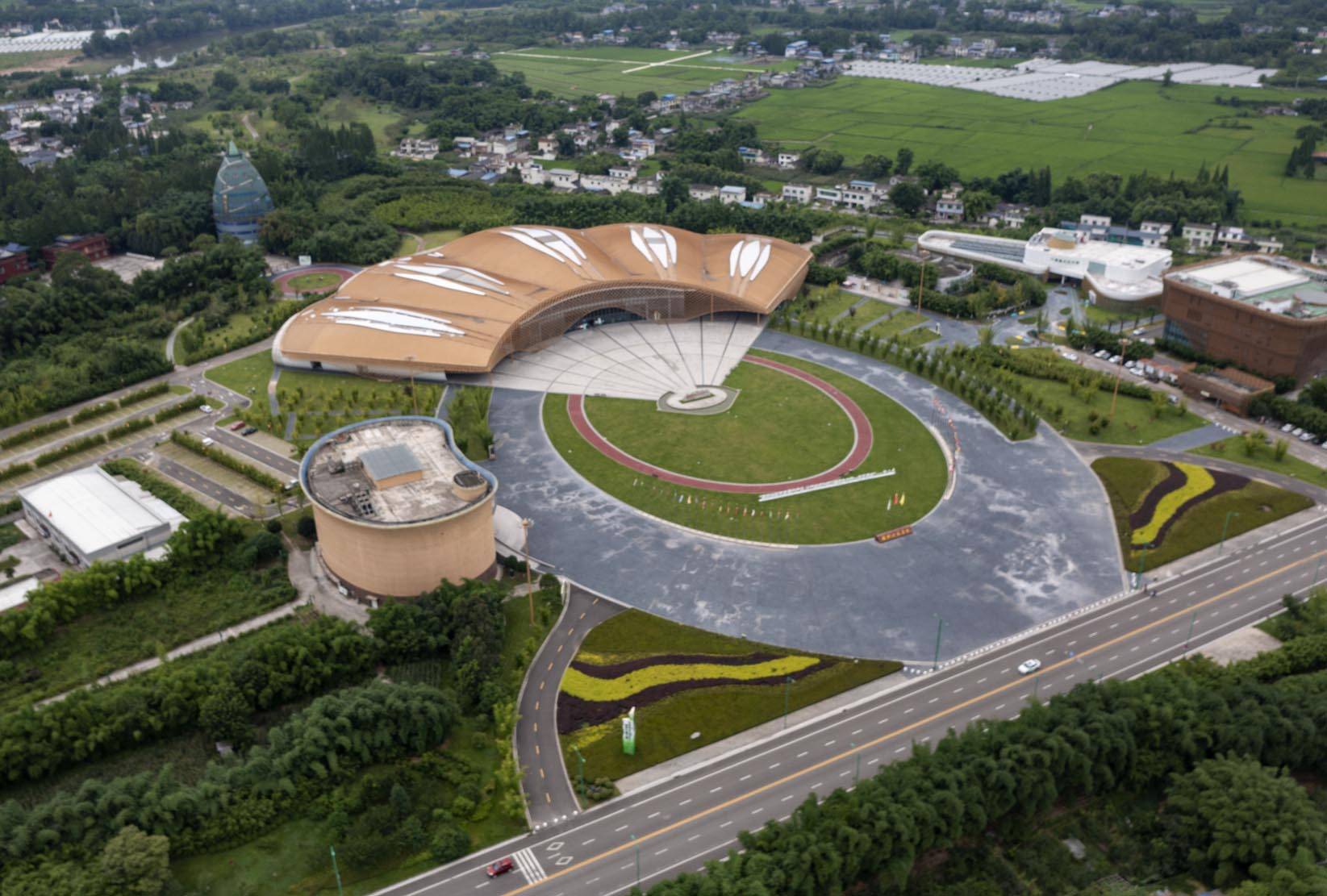 四川青神璀璨夺目的国际竹艺城