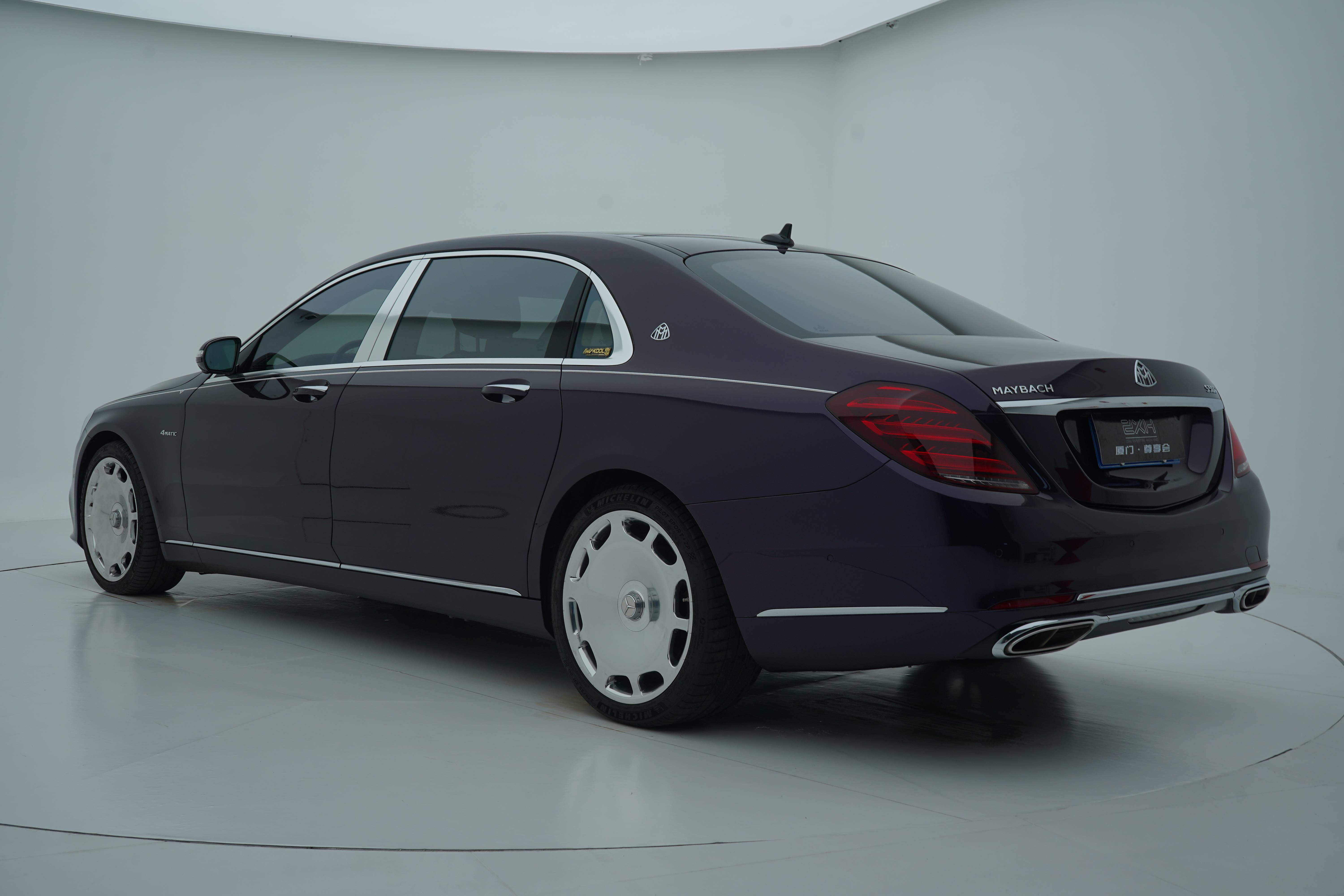 厦门尊享会迈巴赫s560贴改色膜案例