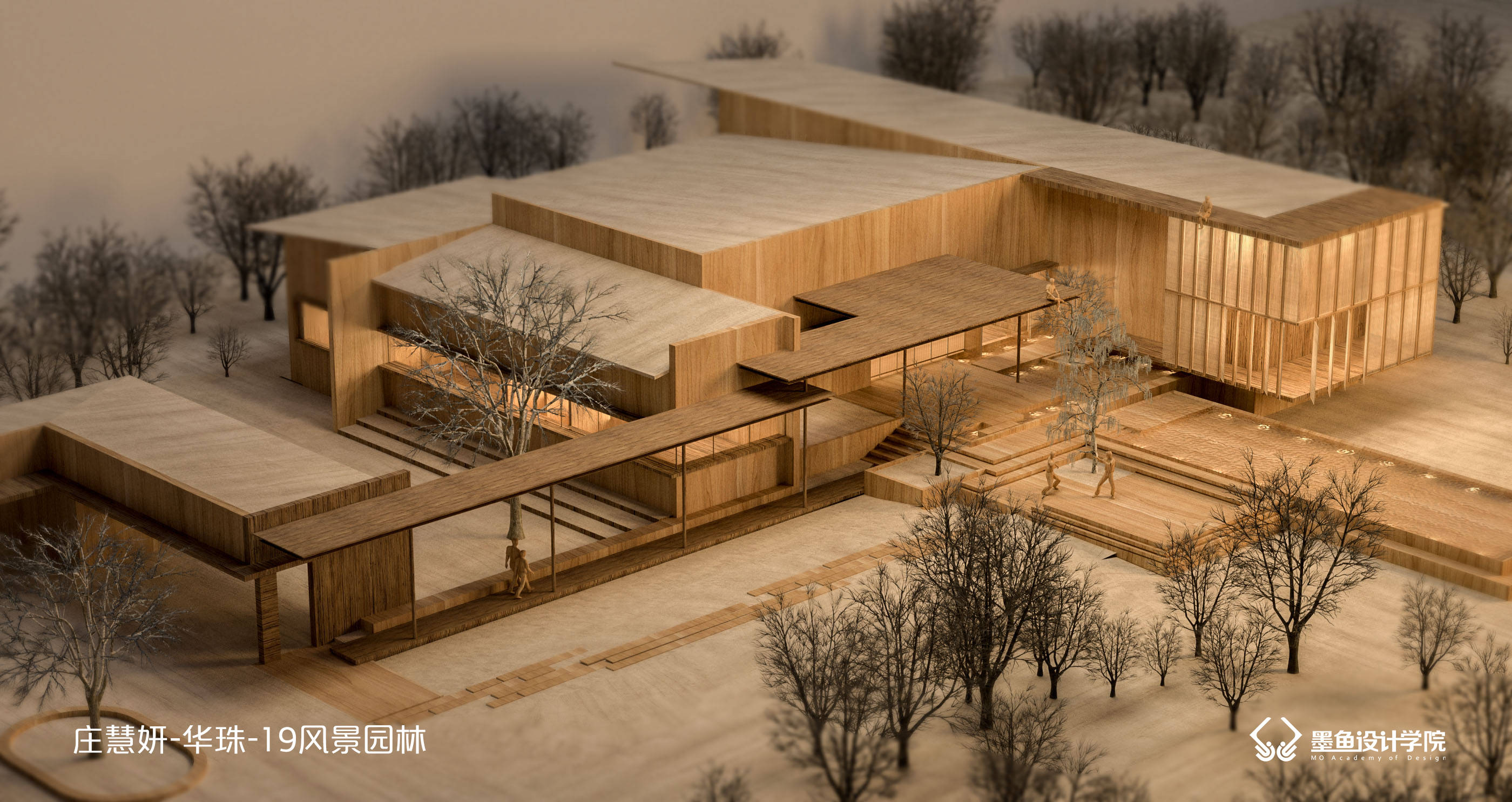 手工模型墨鱼学员顶级vray手工模型渲染