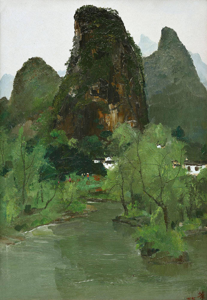 当代著名油画家 吴冠中 作品欣赏-搜狐大视野-搜狐新闻