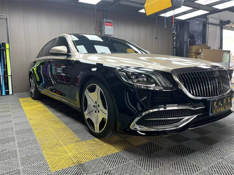 奔驰老款s w221改装w222迈巴赫外观到底有多帅_搜狐汽车_搜狐网