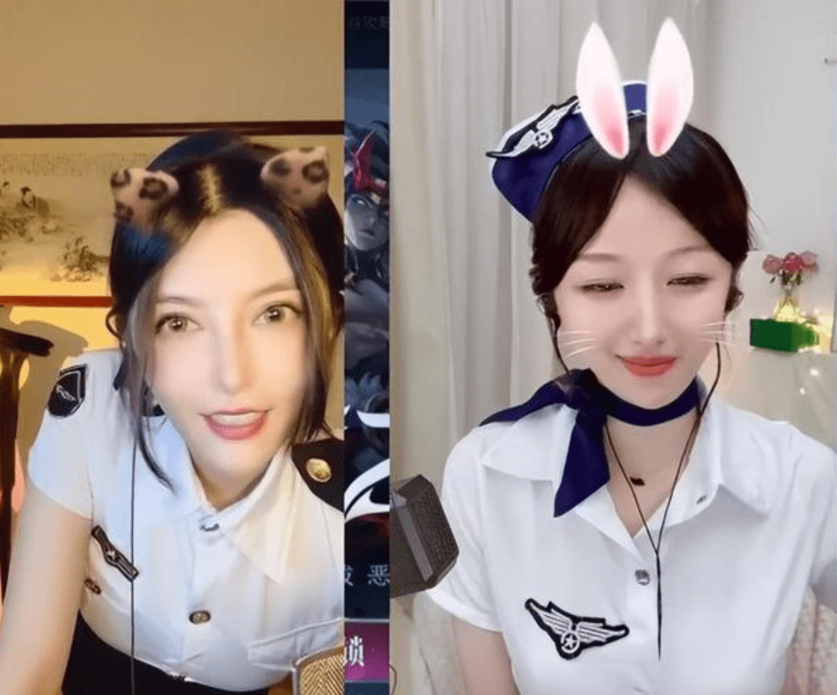 原创美女主播连麦张嘉文并上演制服诱惑疯狂撩汉场面异常火爆