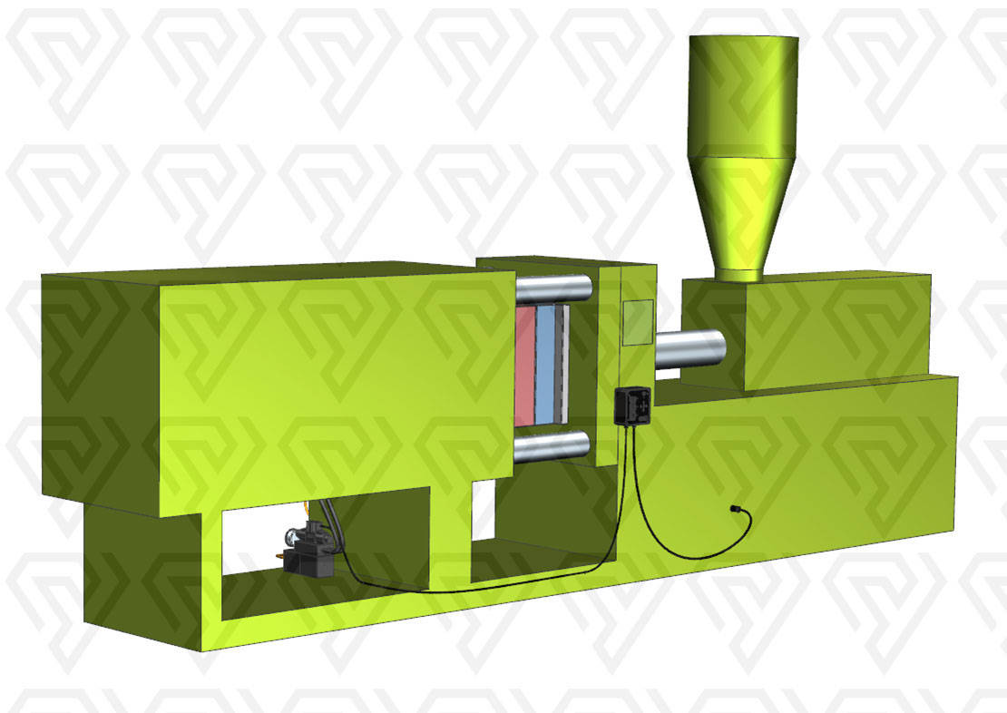 鱼肠模内切水口,模内热切,注塑机自带液压模内切水口_时间_良品_信号