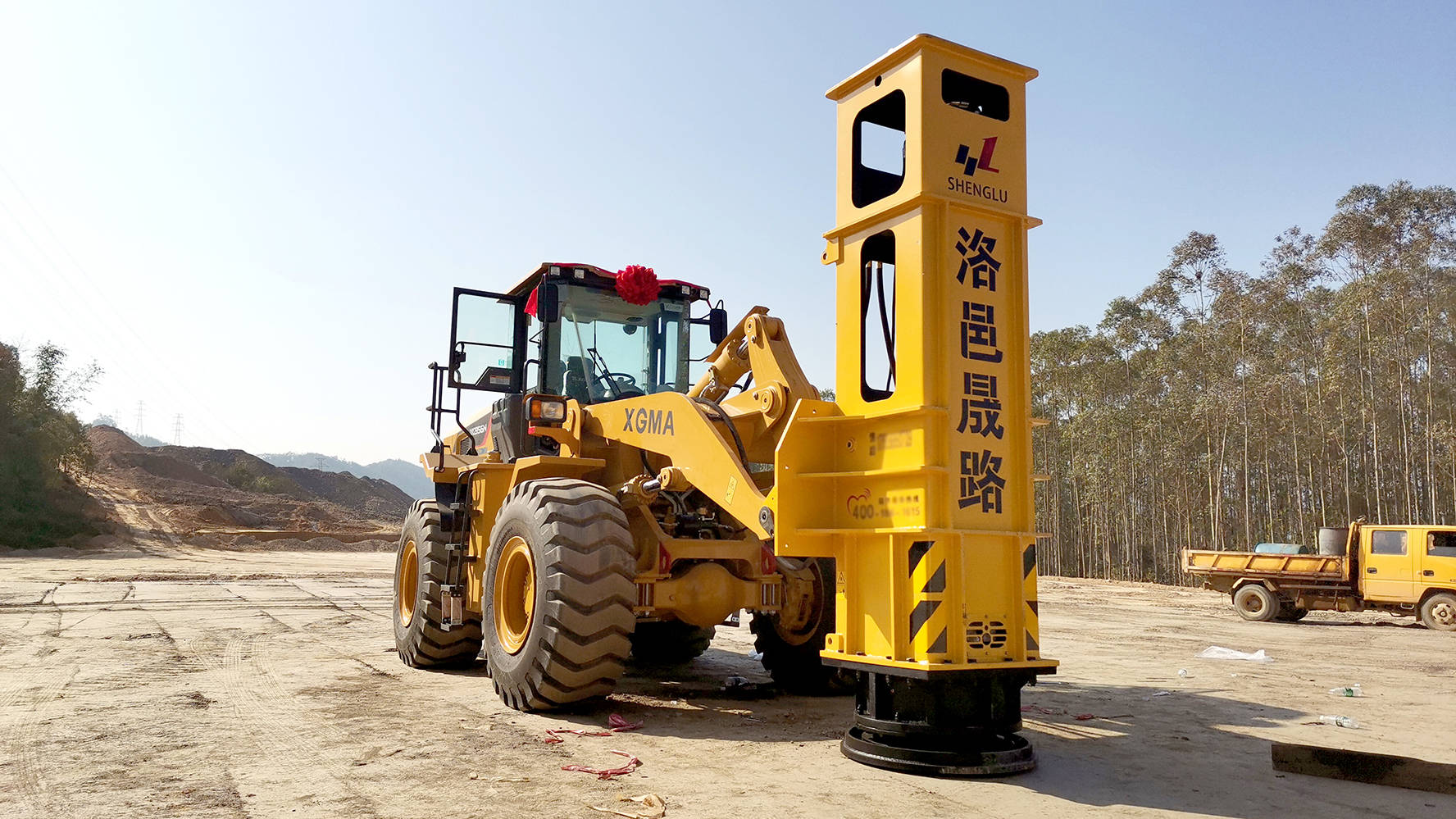 装载机专用液压夯实机 冲击液压夯 高速液压夯实机操作灵活.