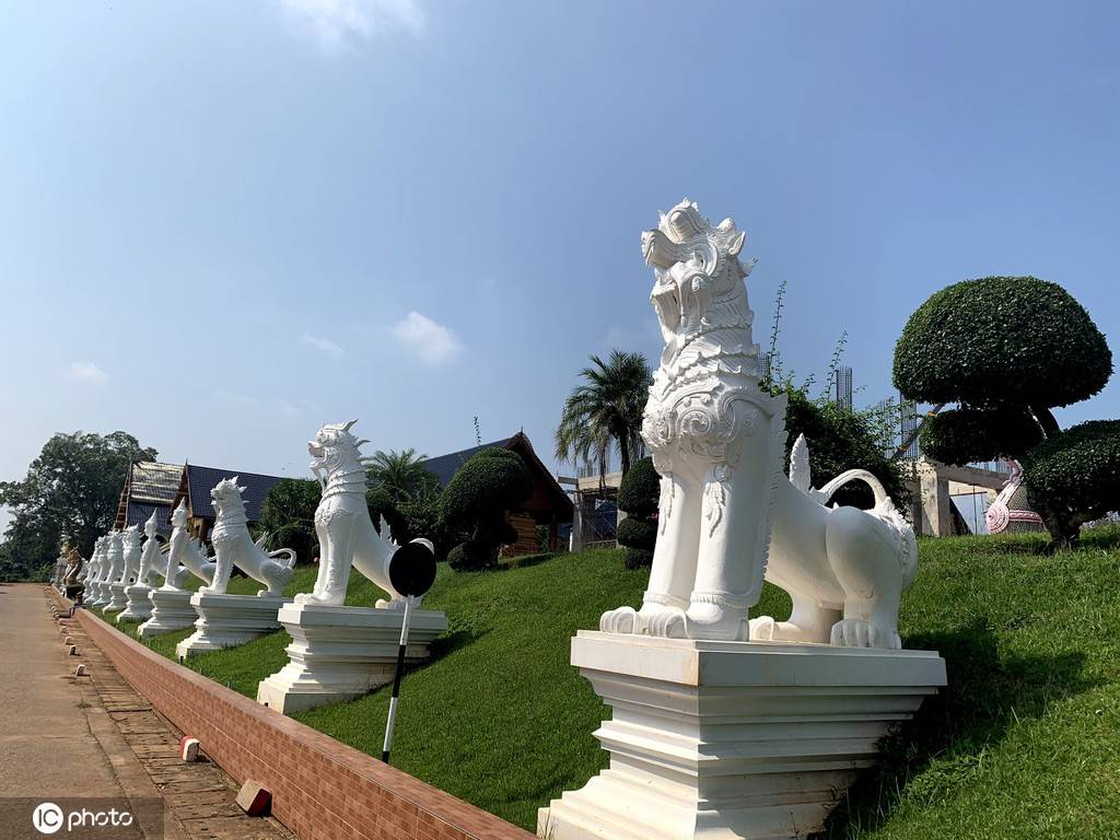 泰国清迈蓝庙，蓝色海洋的宫殿-搜狐大视野-搜狐新闻