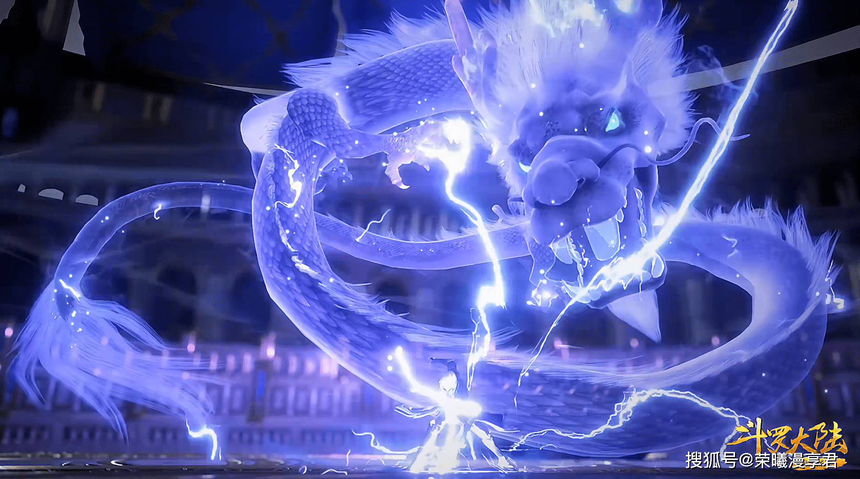 雷霆学院的学生都是有雷电属性武魂,比如蓝电霸王龙,雷鹰等等,他们