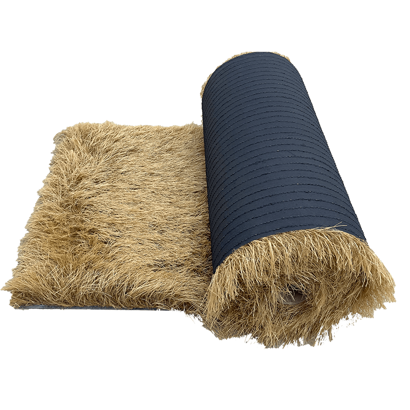 茅草屋顶做法教程_仿真_进行_塑料