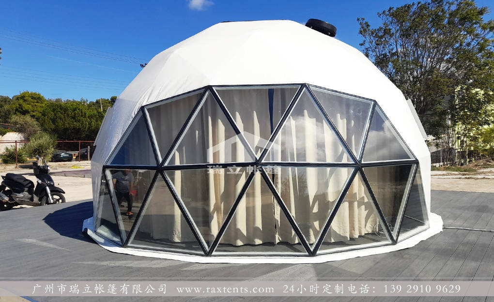 瑞立帐篷新款混合球,高性价比酒店营地帐篷_球形_玻璃_区域