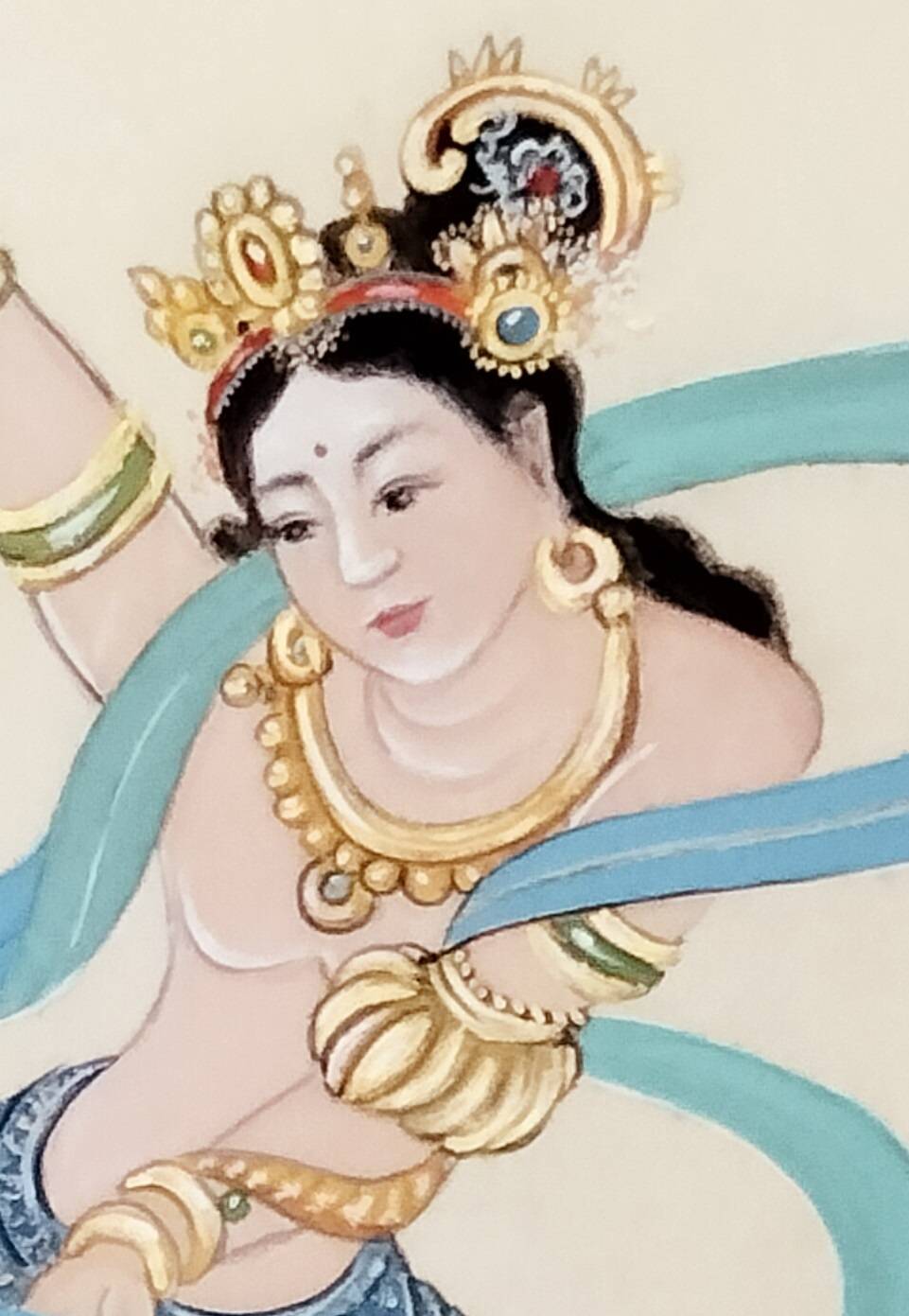 界画寒江---2023年画集(人物篇一)_仙桃_西王母_素描