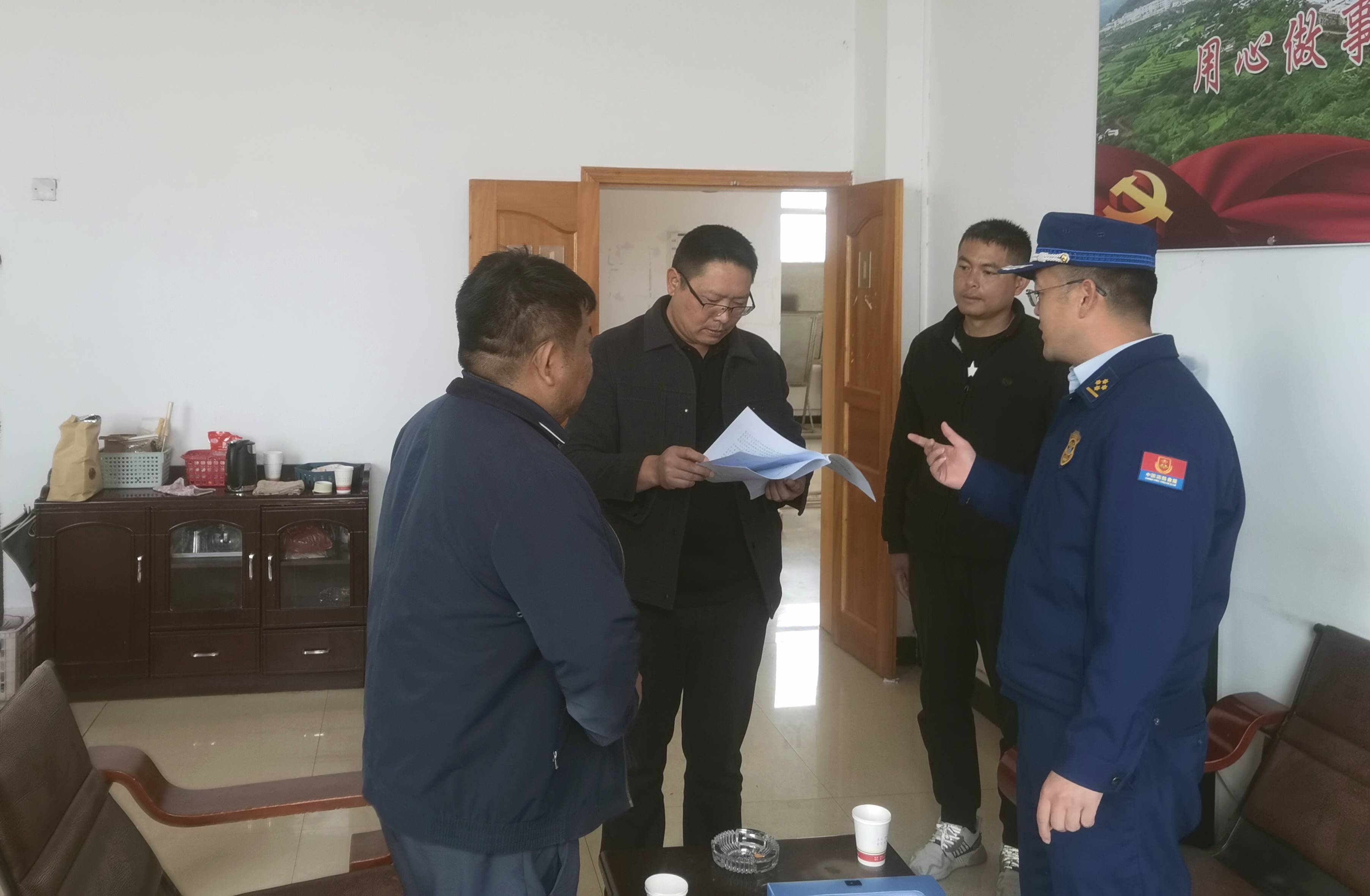 昌宁县开展冬春火灾防控工作暨基层消防力量建设督导检查