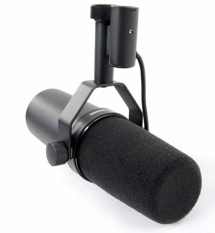 舒尔(shure) sm7b 动圈式广播电台录音话筒麦克风喜马拉雅有声书配音