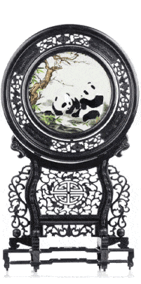 中國面刺绣画 中国传统纹样刺绣，彰显了典型的东方美_搜狐网