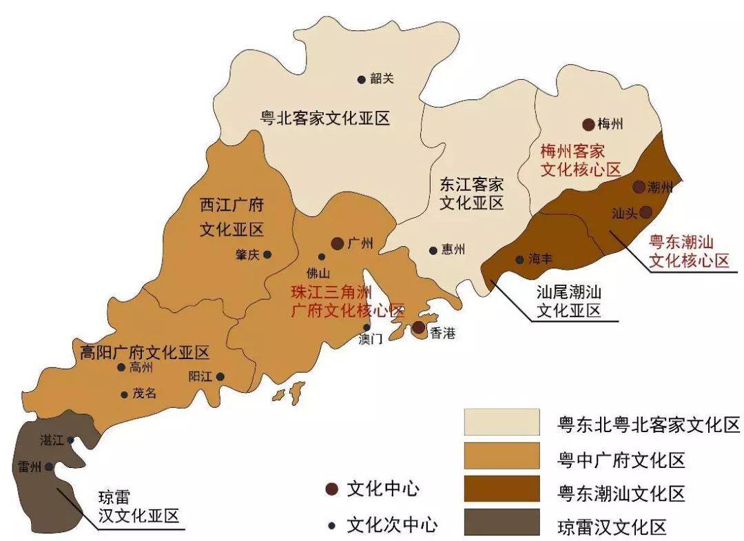 其中潮汕,海陆丰和雷州同属于闽语系分支,但是因为历史和融合等问题