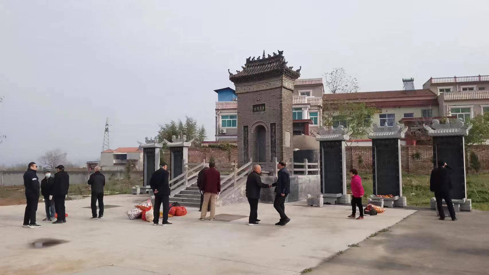 巩义白沙崔氏族人清明节祭祖大典成功举办_崔氏大宗祠_祠堂_理事会