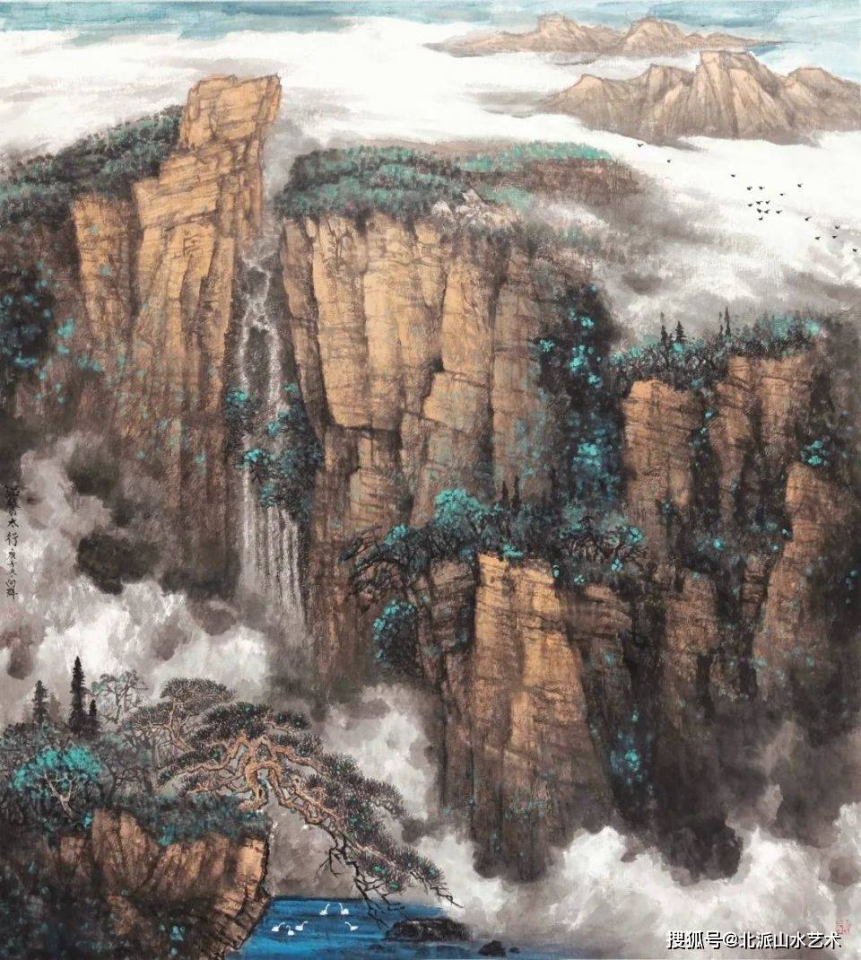 北国山河山水画作品展将于4月15日下午2:30在北京宋庄当代艺术文献馆