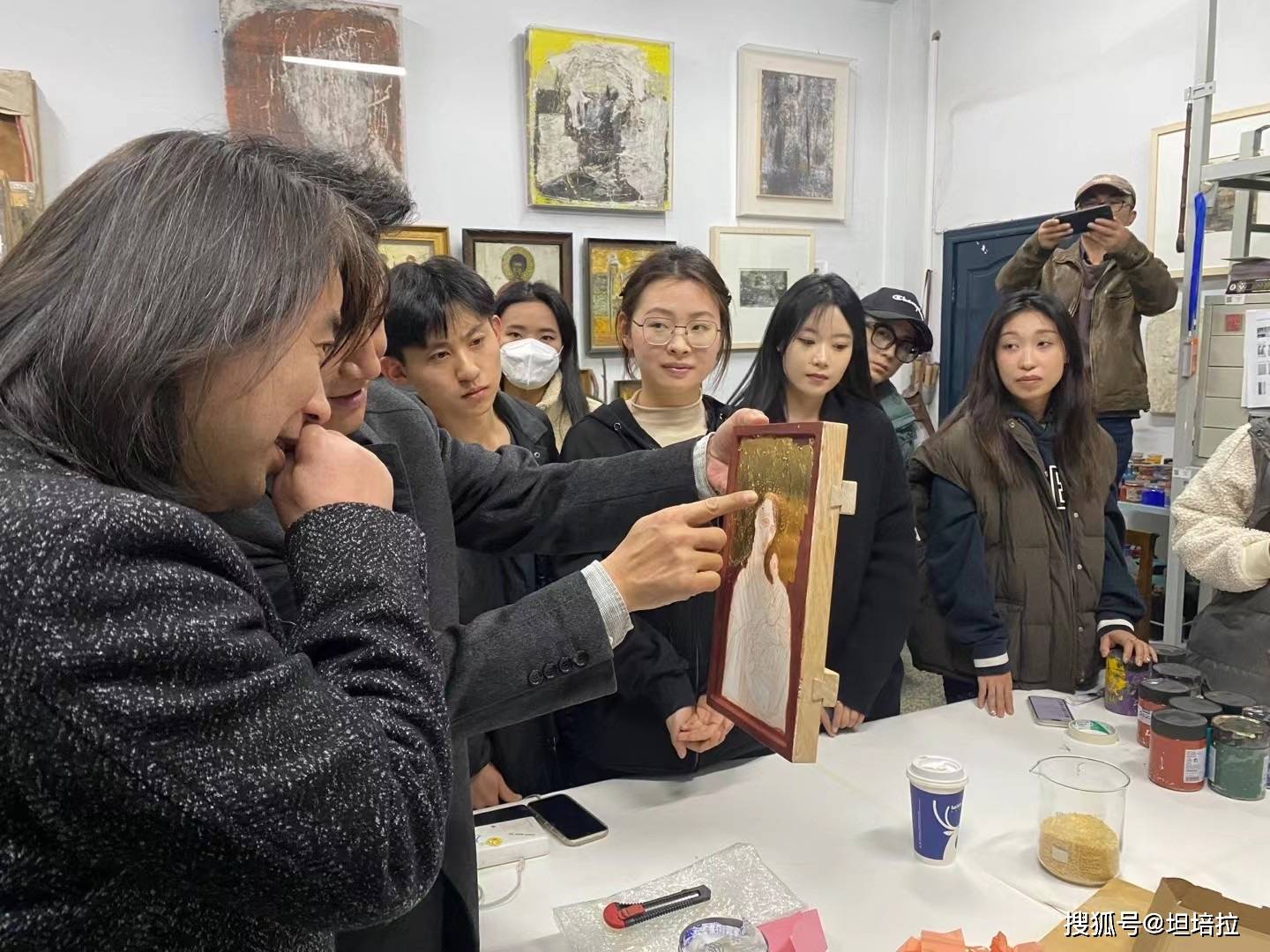 西方绘画丹培拉画家李玉华老师应邀到长春师范大学美术学院讲座圆满