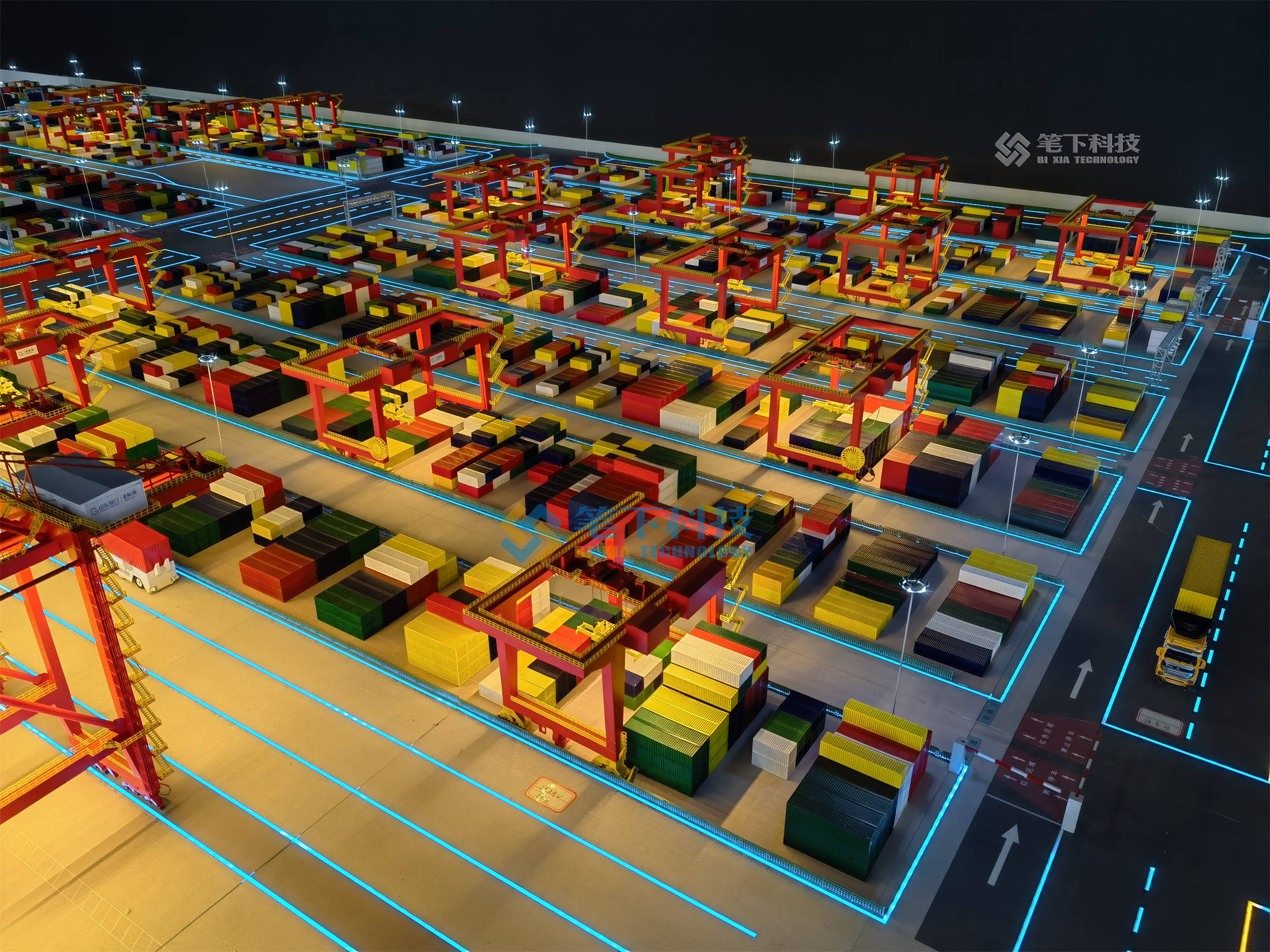 智慧物流沙盘模型_信息_场景_相关