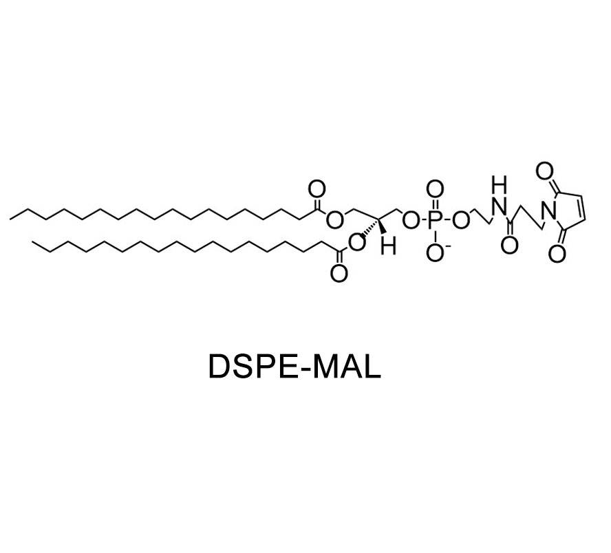 結構式:dspe二硬脂酰磷脂酰乙醇胺是一種磷酸根右邊帶有氨基(伯氨基)
