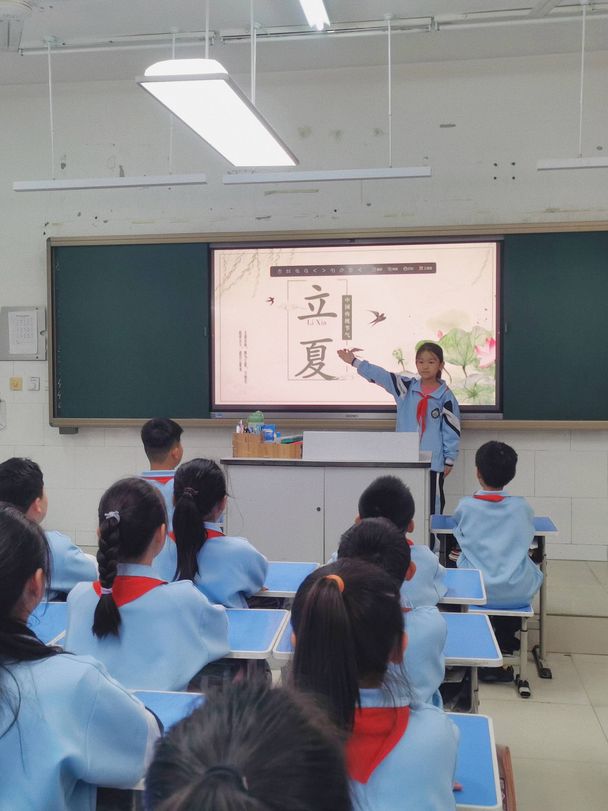 莺啼春去,悠悠立夏——濮阳市子路小学开展传统文化"二十四节气"之