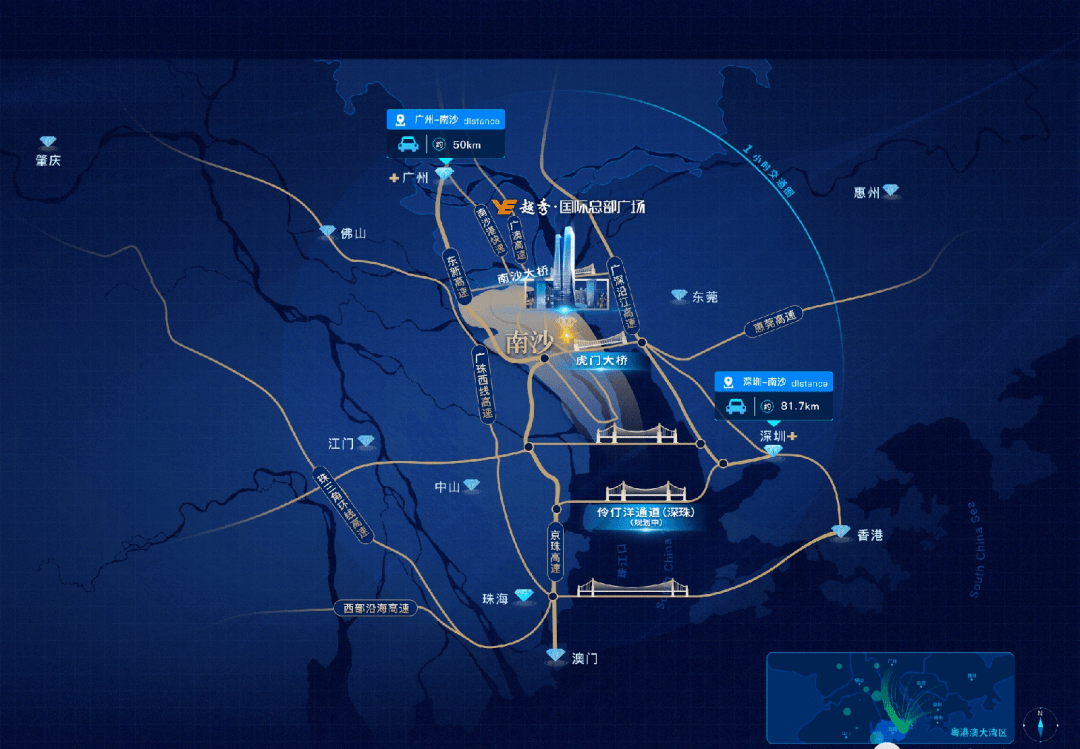 南沙最大綜合體綜合體規劃,政府紅利無上限,粵港澳大灣區-南沙自貿區